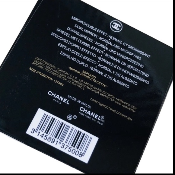 NIB CHANEL Double Mirror With Velvet Cover - Picture 8 of 8